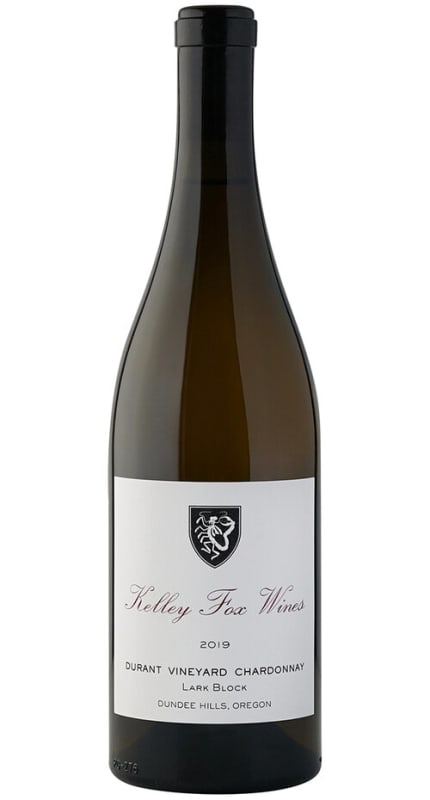 Kelley Fox Durant Vineyard Lark Block Chardonnay 2019 Front Bottle Shot