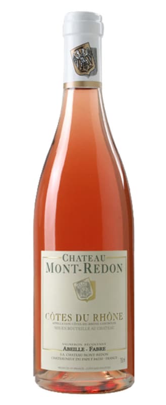 Chateau Mont-Redon Cotes du Rhone Reserve Rose 2017 Front Bottle Shot