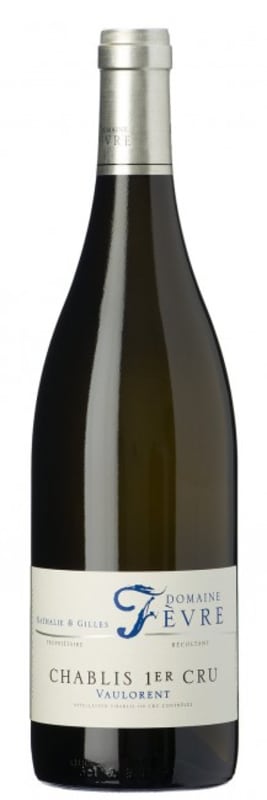 Nathalie & Gilles Fevre Chablis Vaulorent Premier Cru 2022 Front Bottle Shot