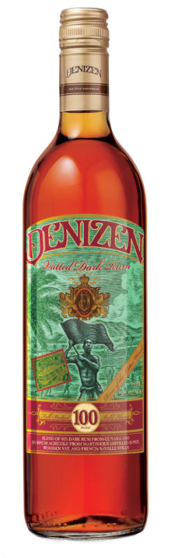 Denizen Vatted Dark Rum Front Bottle Shot