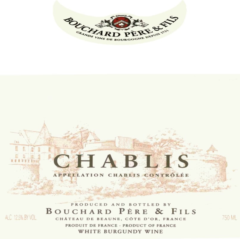 Bouchard Pere & Fils Chablis 2012 Front Label