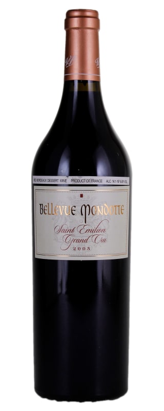 Chateau Bellevue Mondotte St. Emilion 2005 Front Bottle Shot