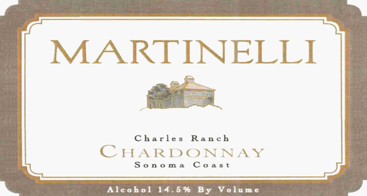 Martinelli Charles Ranch Chardonnay 2009 Front Label