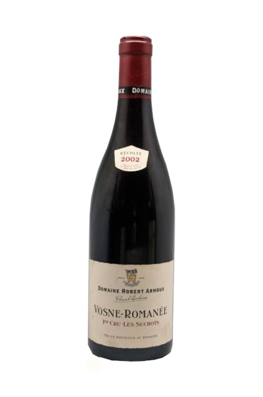 Robert Arnoux Vosne Romanee Les Chaumes 2002 Front Bottle Shot