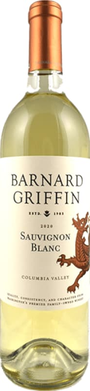 Barnard Griffin Sauvignon Blanc 2020 Front Bottle Shot