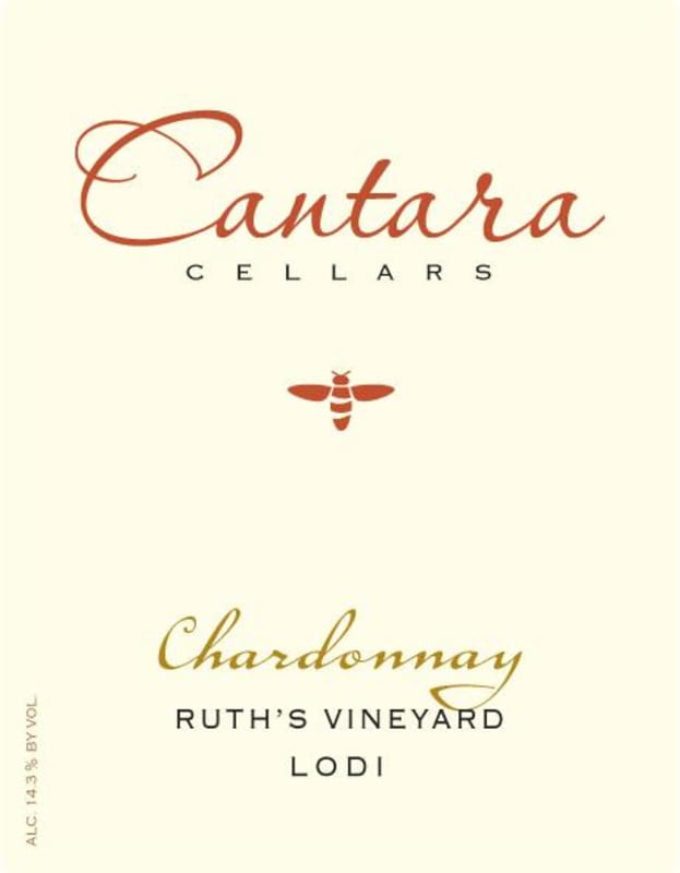 Cantara Cellars Ruth's Vineyard Chardonnay 2014 Front Label