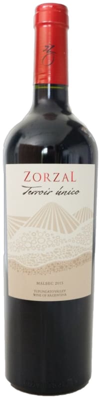 Zorzal Terroir Unico Malbec 2015 Front Bottle Shot