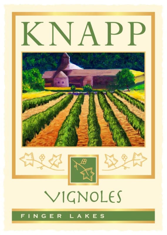 Knapp Vineyards Vignoles 2020 Front Label
