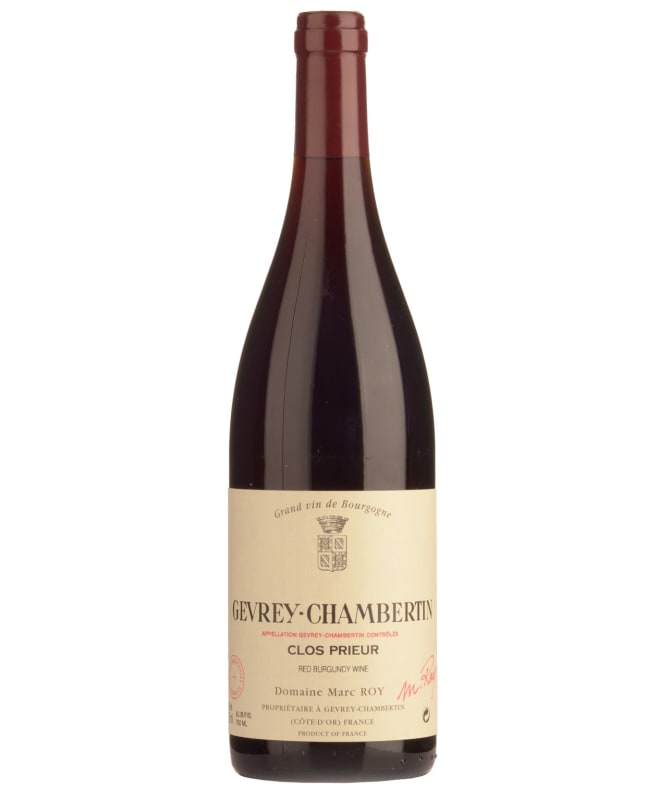 Domaine Marc Roy Gevrey-Chambertin Clos Prieur 2020 Front Bottle Shot