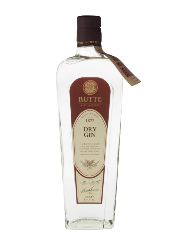 Rutte Dry Gin Front Bottle Shot