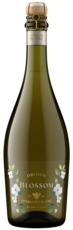 Oregon Blossom Sparkling Blanc Front Bottle Shot