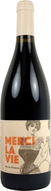 Domaine de L'Oubliee Bourgueil Merci La Vie 2021 Front Bottle Shot