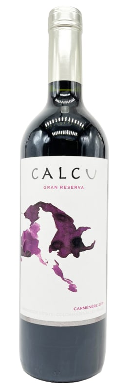 Calcu Gran Reserva Carmenere 2019 Front Bottle Shot