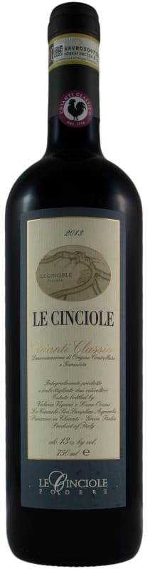Le Cinciole Chianti Classico 2013 Front Bottle Shot