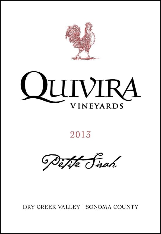 Quivira Petite Sirah 2013 Front Label