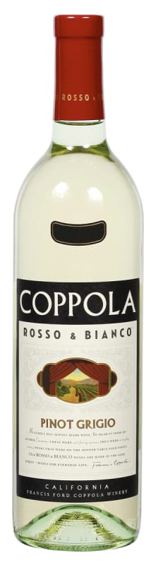 Francis Ford Coppola Rosso and Bianco Pinot Grigio 2015 Front Bottle Shot