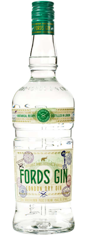 Fords London Dry Gin Front Bottle Shot