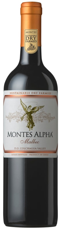 Montes Alpha Series Malbec 2013 Front Bottle Shot