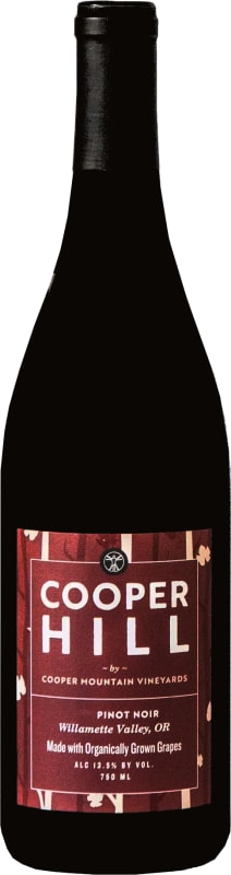 Cooper Mountain Cooper Hill Pinot Noir 2023 Front Bottle Shot