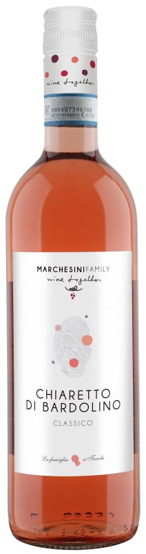 Marchesini Marcello Chiaretto di Bardolino Classico Rose 2023 Front Bottle Shot