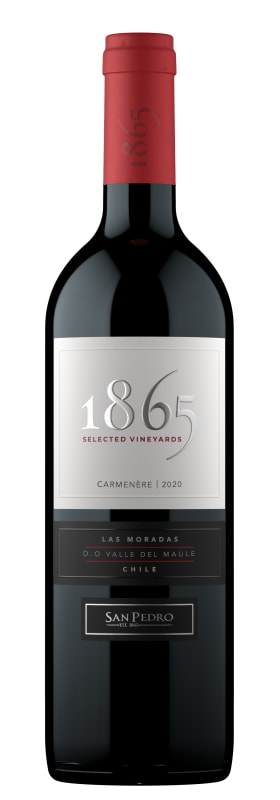 Vina San Pedro 1865 Selected Vineyards Carmenere 2020 Front Bottle Shot