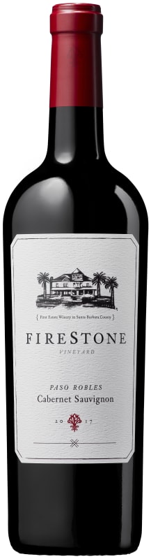 Firestone Paso Robles Cabernet Sauvignon 2017 Front Bottle Shot