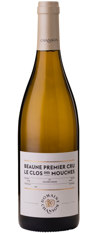 Domaine Chanson Beaune Clos des Mouches Blanc Premier Cru 2024 Front Bottle Shot