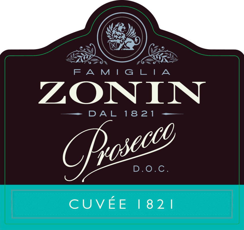 Zonin Prosecco Cuvee 1821 Front Label