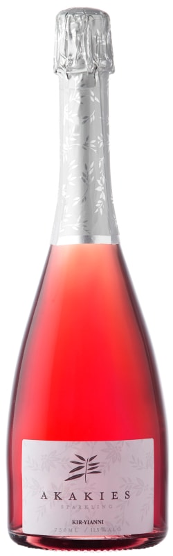Kir-Yianni Akakies Sparkling Rose 2017 Front Bottle Shot