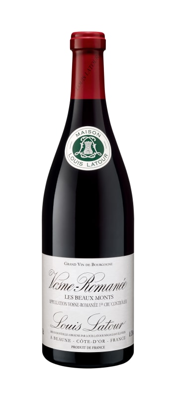 Louis Latour Vosne-Romanee Beaux Monts Premier Cru 2018 Front Bottle Shot