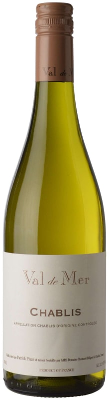 Val de Mer by Patrick Piuze Chablis 2012 Front Bottle Shot