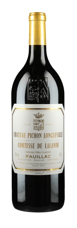 Chateau Pichon Longueville Comtesse de Lalande (Wine Stained Label) 1998 Front Bottle Shot