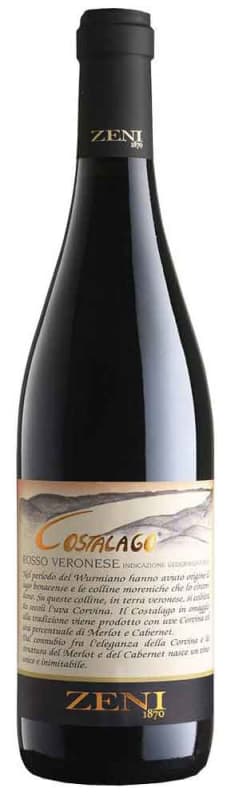 Zeni Costalago Rosso Veronese 2021 Front Bottle Shot