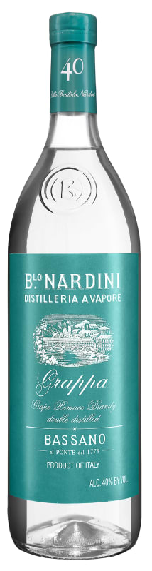 Nardini Green Label Grappa (375ML half-bottle) Front Bottle Shot