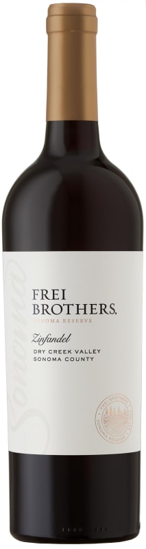 Frei Brothers Reserve Dry Creek Zinfandel 2017 Front Bottle Shot