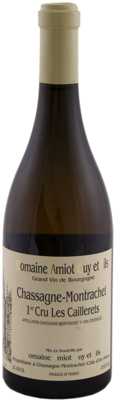Guy Amiot Chassagne-Montrachet Les Caillerets Premier Cru 2021 Front Bottle Shot