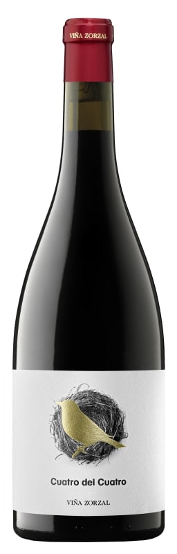 Vina Zorzal Cuatro del Cuatro 2019 Front Bottle Shot