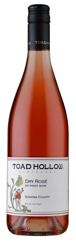 Toad Hollow Eye of the Toad Dry Rose of Pinot Noir 2017 Front Bottle Shot
