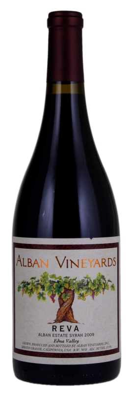Alban Reva Estate Syrah 2009 Front Bottle Shot