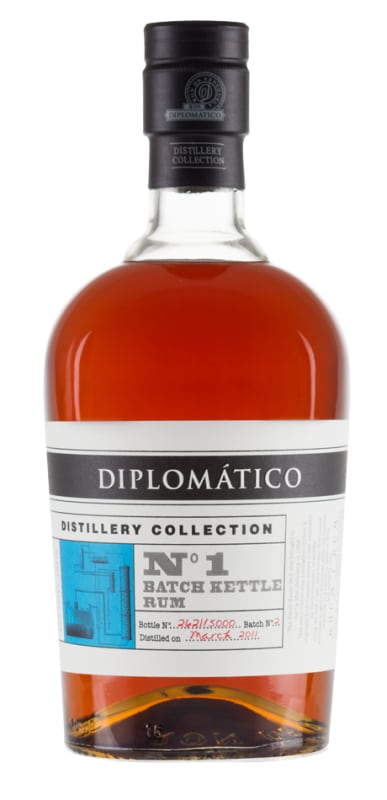 Diplomatico No. 1 Batch Kettle Rum Front Bottle Shot