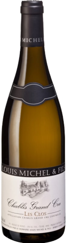 Louis Michel Chablis Les Clos Grand Cru 2018 Front Bottle Shot