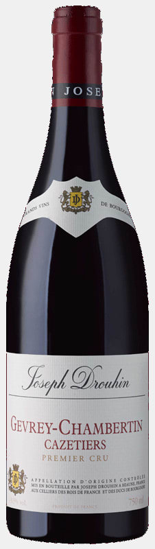 Joseph Drouhin Gevrey-Chambertin Cazetiers Premier Cru 2014 Front Bottle Shot