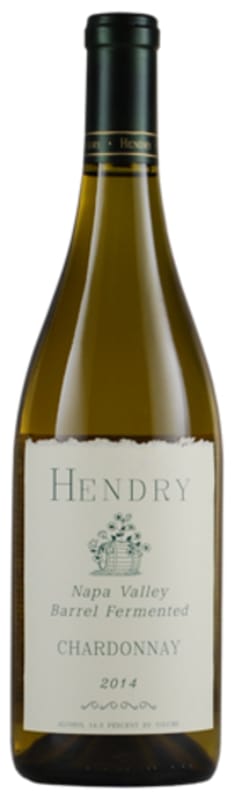 Hendry Barrel Fermented Chardonnay 2014 Front Bottle Shot