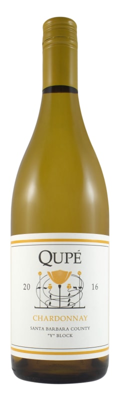 Qupe Santa Barbara County Y Block Chardonnay 2016 Front Bottle Shot