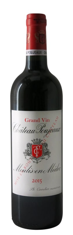 Chateau Poujeaux 2015 Front Bottle Shot