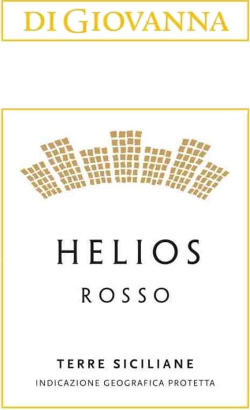 Di Giovanna Helios Rosso 2012 Front Label