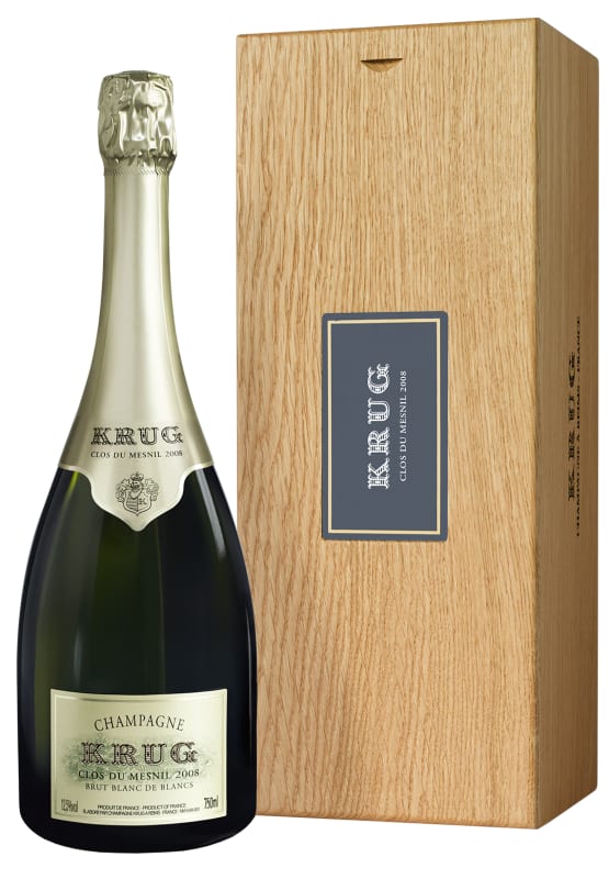 KRUG シャンパン クロデュメニル　2008 750ml 12.5% Krug Clos du Mesnil Brut Blanc de Blancs with Wooden Gift Box 2008