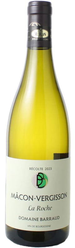 Daniel & Julien Barraud Macon-Vergisson La Roche 2023 Front Bottle Shot