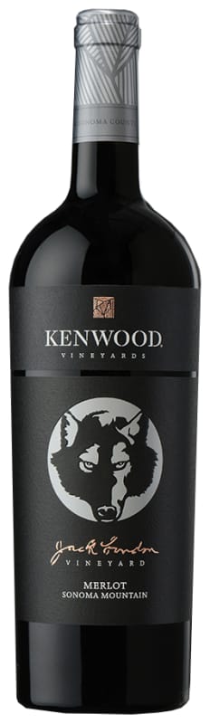Kenwood Jack London Vineyard Merlot 2014 Front Bottle Shot