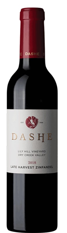 Dashe Late Harvest Zinfandel (375ML half-bottle) 2018 Front Bottle Shot